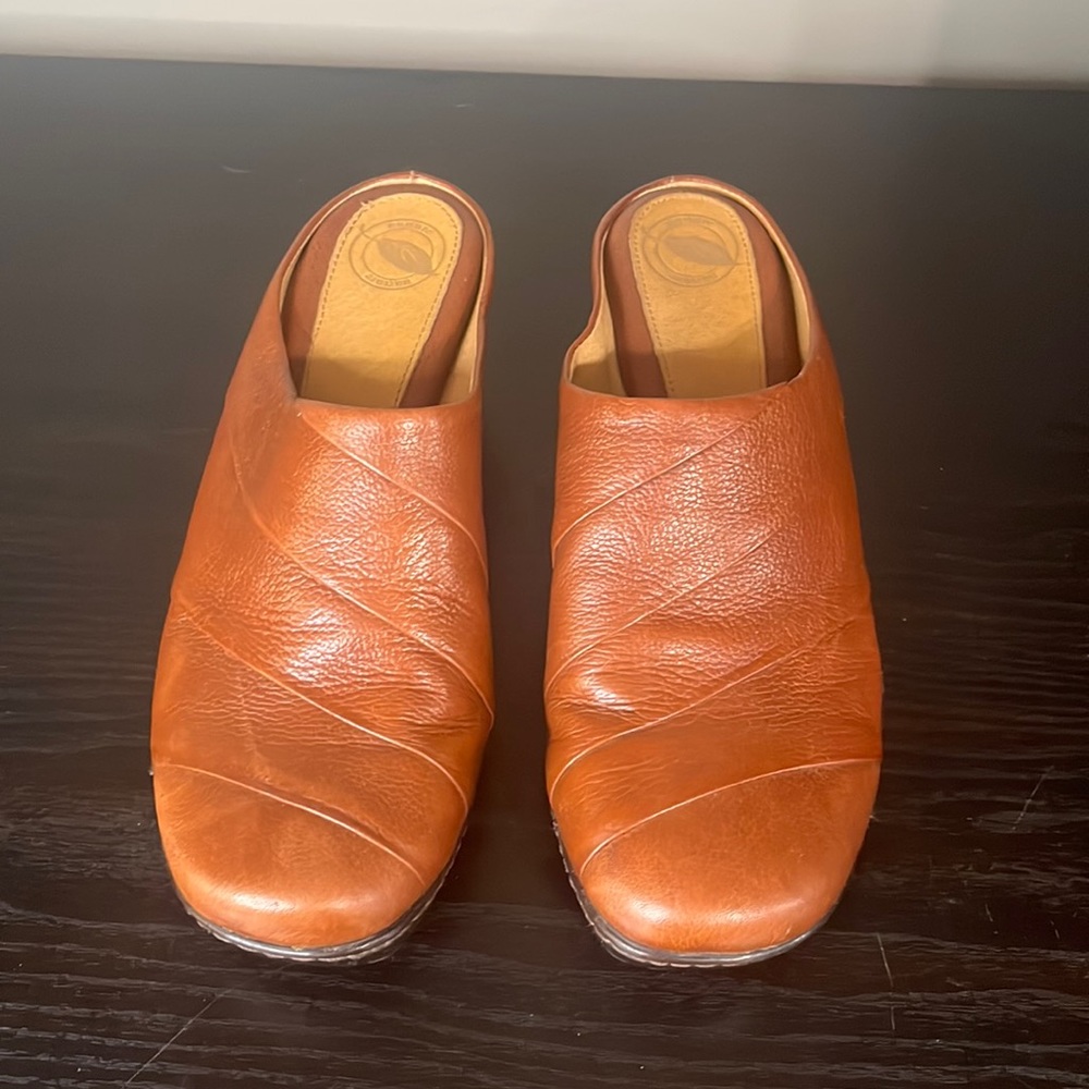 Nurture Genuine Leather Clogs